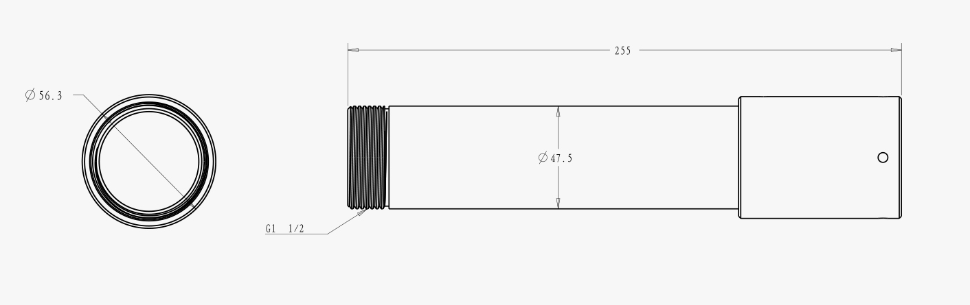 Удлинитель потолочного кронштейна MS-A42-L